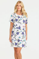 Damella - Natkjole Blomstret Serie - Blå Damella - Natkjole Blomstret Serie - Blå