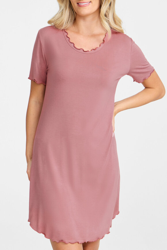 Damella - Bambus Natkjole - Rosa Damella - Bambus Natkjole - Rosa