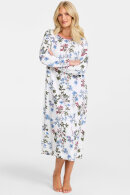 Damella - Lang Natkjole - Blomsterprint - Rosa Damella - Lang Natkjole - Blomsterprint - Rosa