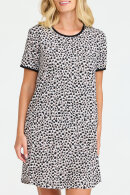 Damella - Bambus Natkjole - Sort & Nougat Damella - Bambus Natkjole - Sort & Nougat