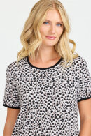 Damella - Bambus Natkjole - Sort & Nougat Damella - Bambus Natkjole - Sort & Nougat