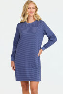 Damella - Bomuld Natkjole - Blå Stribe Damella - Bomuld Natkjole - Blå Stribe