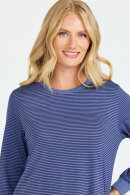 Damella - Bomuld Natkjole - Blå Stribe Damella - Bomuld Natkjole - Blå Stribe