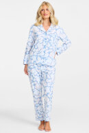 Damella - Boyfriend Pyjamas - Lyseblå