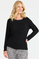 Damella - Bambus Pyjamas - Sort & Nougat