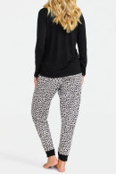 Damella - Bambus Pyjamas - Sort & Nougat