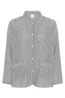 CCDK - Amanda Pyjamas Skjorte - Grå Stribe