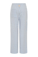 CCDK - Mila Pyjamasbukser - Lyseblå Stribe