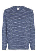 CCDK - Janis  Langærmet T-shirt - Blå Print