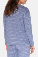 CCDK - Janis  Langærmet T-shirt - Blå Print