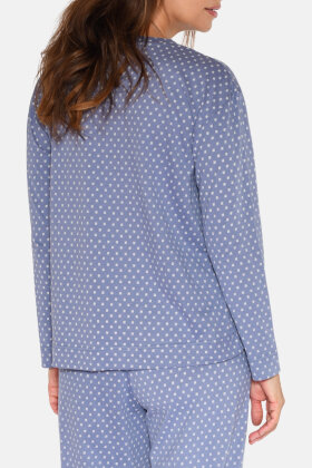 CCDK - Janis  Langærmet T-shirt - Blå Print