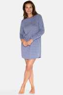 CCDK - Nicole Langærmet Natkjole - Blå