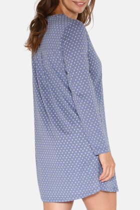 CCDK - Nicole Langærmet Natkjole - Blå