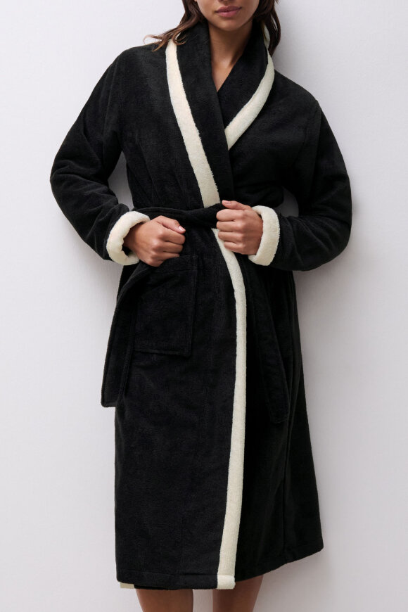 Femilet - Ruby Robe - Frotte - Sort Femilet - Ruby Robe - Frotte - Sort