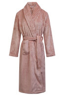 Femilet - Teddy Fleece Kåbe - Rosa & Stribet
