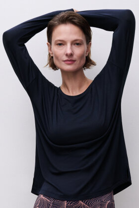 Femilet - Yara Py T-shirt - Langærmet - Mørkeblå Femilet - Yara Py T-shirt - Langærmet - Mørkeblå