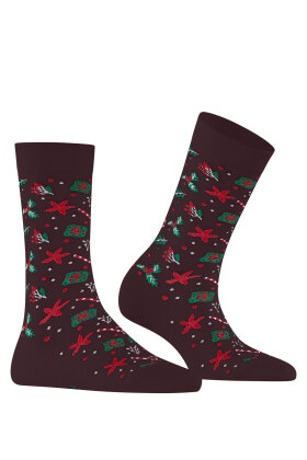 Falke - Gift Blizzard Julesok - Mørkerød Falke - Gift Blizzard Julesok - Mørkerød