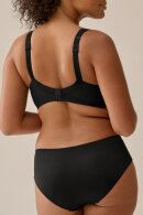 Naturana - Bøjlefri Vatteret Bh - Jacquard - Sort