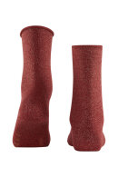 Falke - Shiny Socks - Rød Glimmer Falke - Shiny Socks - Rød Glimmer