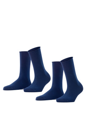 Falke - Happy 2-pak Socks - Ankelsokker - Blå Falke - Happy 2-pak Socks - Ankelsokker - Blå