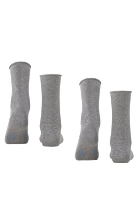 Falke - Happy 2-pak Socks - Ankelsokker - Grå Falke - Happy 2-pak Socks - Ankelsokker - Grå