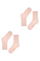 Falke - Happy 2-pak Socks - Ankelsokker - Rosa Falke - Happy 2-pak Socks - Ankelsokker - Rosa
