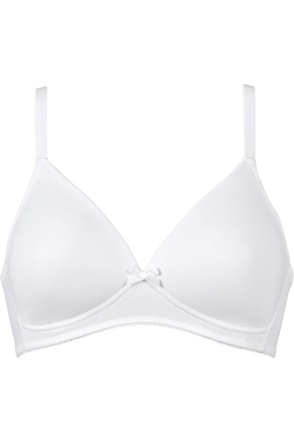 Naturana - Glat Foret Bh u/Bøjle - Hvid Naturana - Glat Foret Bh u/Bøjle - Hvid