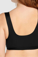 Naturana - Bh Fronlukket - Foret & Bøjlefri - Sort