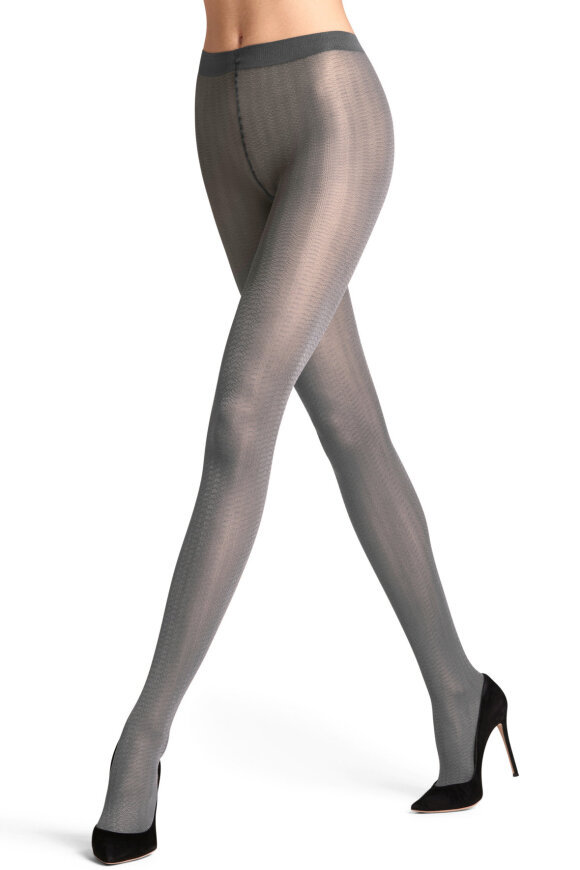 Falke - Slick Skin Tights - Flanell Grå Falke - Slick Skin Tights - Flanell Grå