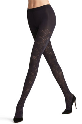 Falke - Check Mate 60 den Tights - Sort Falke - Check Mate 60 den Tights - Sort