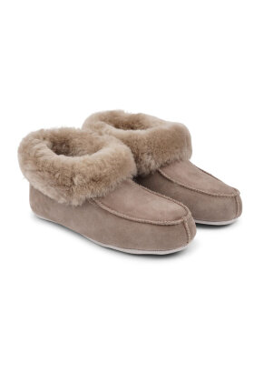 Lovelies - Api - Shearling Moccasins - Fossil