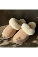 Lovelies - Gossa - Shearling Slippers - Safari Cream Lovelies - Gossa - Shearling Slippers - Safari Cream