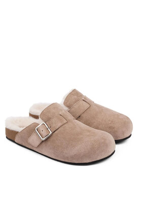 Lovelies - Nesso - Suede Mules - Taupe