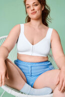 Naturana - Bh Fronlukket - Foret & Bøjlefri - Hvid