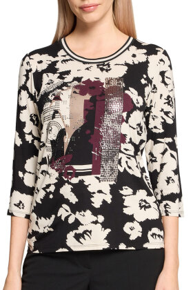 Betty Barclay - T-shirt Multiprint - Sort Betty Barclay - T-shirt Multiprint - Sort