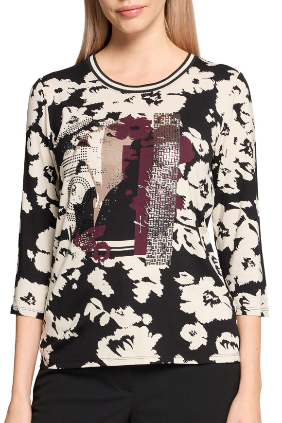 Betty Barclay - T-shirt Multiprint - Sort Betty Barclay - T-shirt Multiprint - Sort