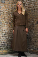 Prepair - Gigi Strik Cardigan - Brun Prepair - Gigi Strik Cardigan - Brun