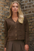 Prepair - Gigi Strik Cardigan - Brun Prepair - Gigi Strik Cardigan - Brun