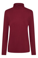 SoyaConcept - SC-Marica 12 - Rullekrave Bluse - Mørkerød SoyaConcept - SC-Marica 12 - Rullekrave Bluse - Mørkerød
