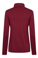 SoyaConcept - SC-Marica 12 - Rullekrave Bluse - Mørkerød SoyaConcept - SC-Marica 12 - Rullekrave Bluse - Mørkerød