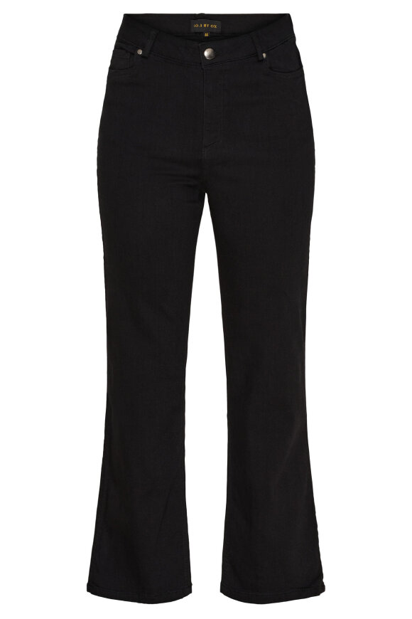 No.1 by OX - Jeans Straight Fit - Lige Ben m Vidde - Sort