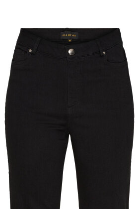 No.1 by OX - Jeans Straight Fit - Lige Ben m Vidde - Sort