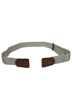 Bransholm - Spændefrit Elastisk Bælte - 30 mm - Sand