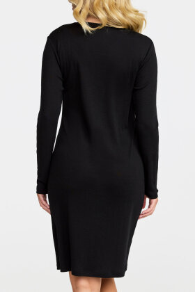 Damella - Uld Under- & Natkjole - Sort