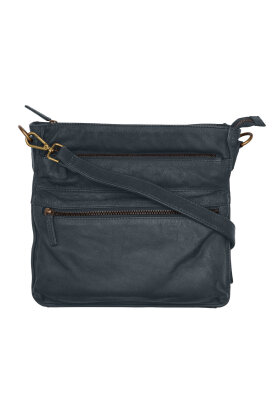 Orchid - Klassisk Crossbody -  Skind Skuldertaske - Grå