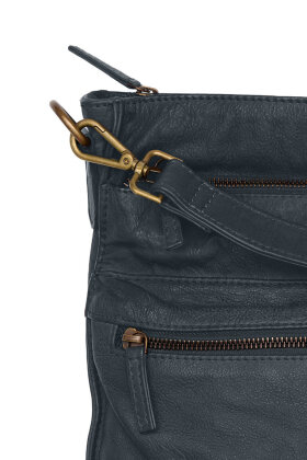 Orchid - Klassisk Crossbody -  Skind Skuldertaske - Grå