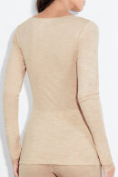 Femilet - Juliana Langærmet T-shirt  - Merino Uld - Sand