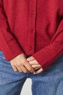 Lind - LiKarina Finstrik Cardigan - Rød