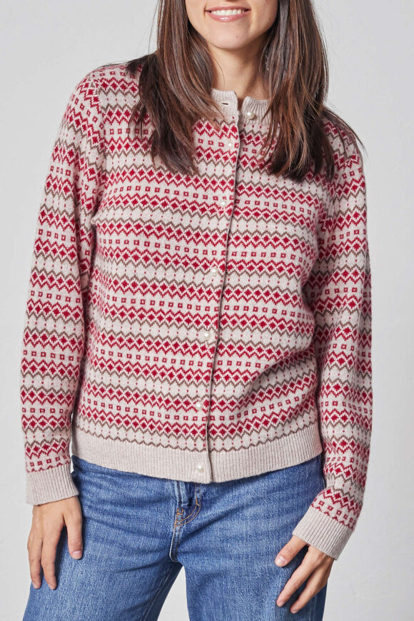 Lind - LiSille Cardigan - Rød