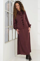 Prepair - Lulu Skirt - Lang Nederdel - Bordeaux